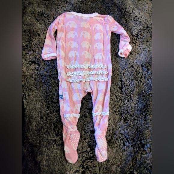 Kickee Pants Baby Girl Sleeper Bundle X 2 Size 3-6 Months - Picture 9 of 9